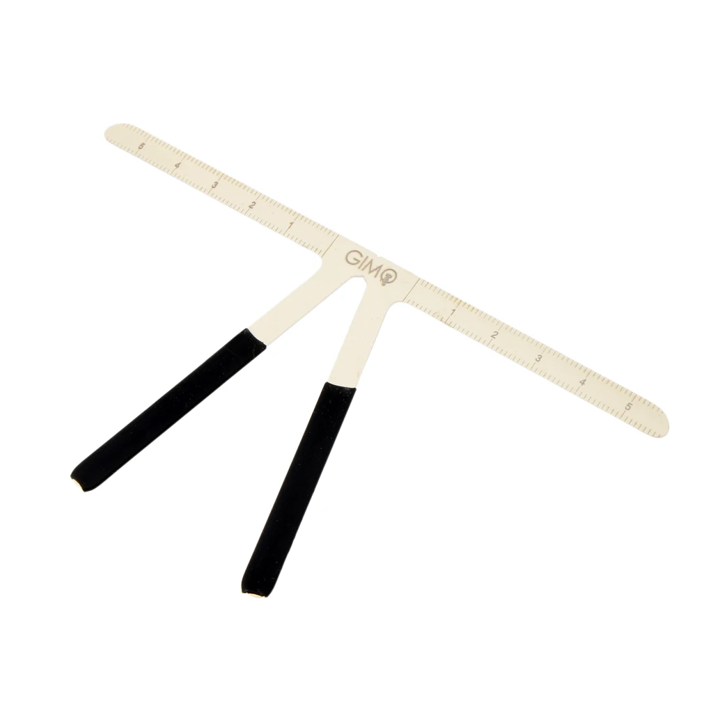 

3-Point Eyebrow Makeup Caliper Stencil Shaper Balance Ruler