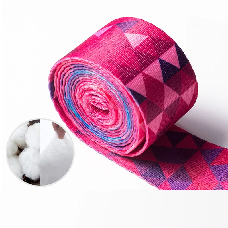 

NEW-Colorful Printed Yoga Stretch Band 2.5M/1.8 Belt Yoga Stretch Strap with Adjustable D-Ring Buckle Yoga Strap