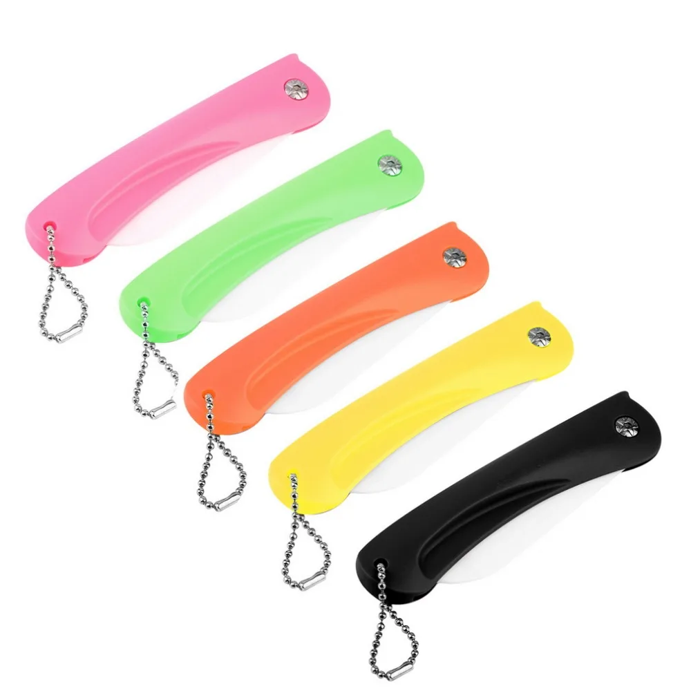 5 цветов складной Керамика Ножи подарок карман складные ножи Кухня овощи фрукты с