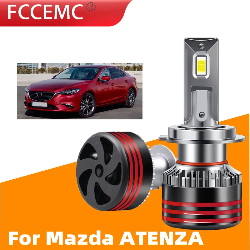

2PCS LED Car Light H1 H3 H11 9005 9006 Headlight Bulbs For Mazda ATENZA CANBUS Accessorie CPS Auto Lamp Runing Light For Car
