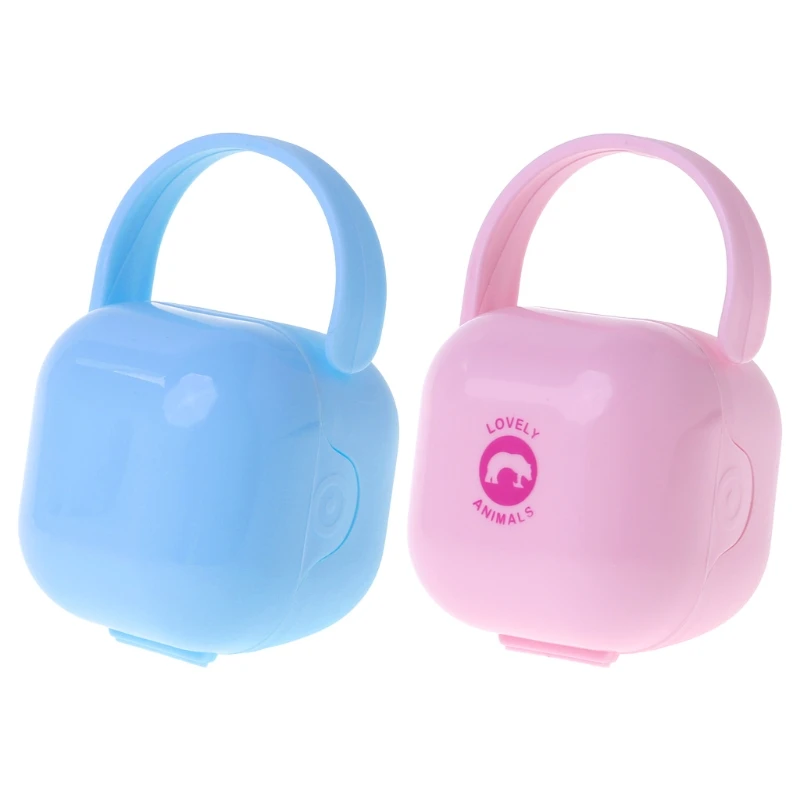 

Контейнер для хранения соски-пустышки BX0D, портативный пылезащитный чехол с ручкой для новорожденных, подходит для путешествий