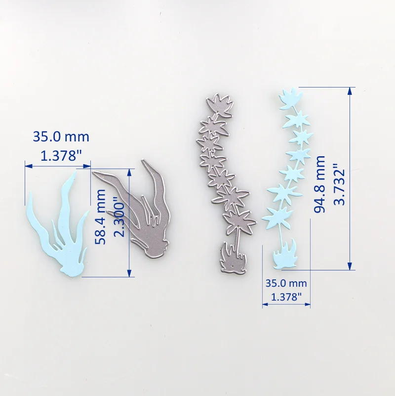 Металлические Вырубные штампы duрождения трафарет морская трава сделай сам