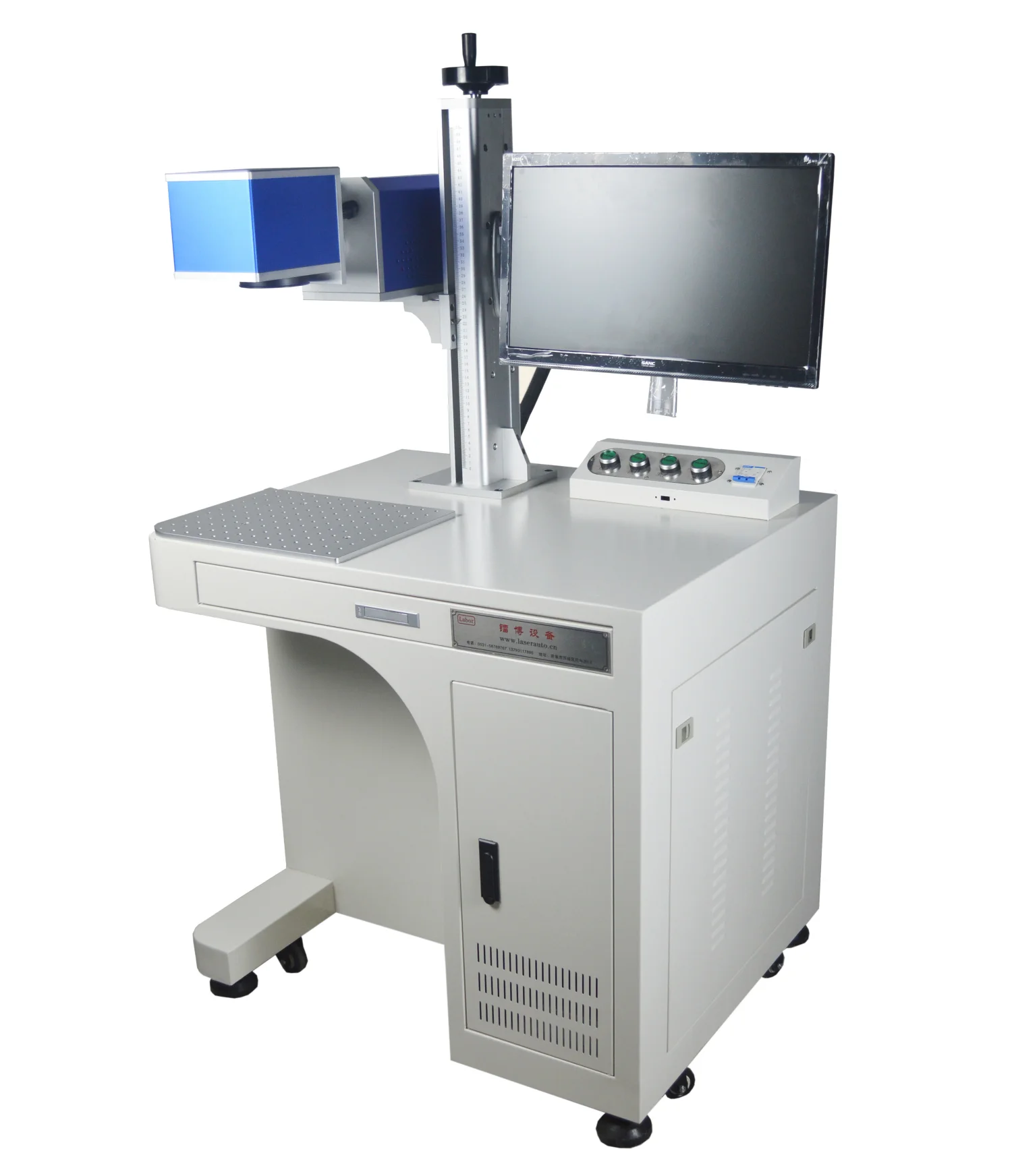 Быстрая доставка отправки Портативный лазерный мини-маркер 20 Вт 30 50 волоконная