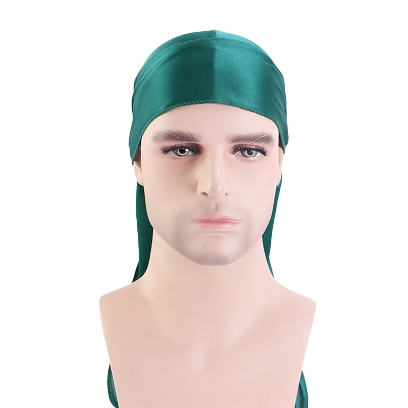 Мужская шелковая дышащая шапка Durag в стиле хип-хоп Du Doo Rag Wings атласная Байкерская