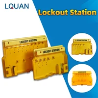 management lockout station protable group lock box steel removable protect yellow safe tool industrial