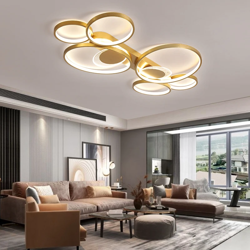 

Acrylic Led Ceiling Light Modern 2arms 3arms Ceiling Lamp For Living Room Bedroom Dining Room Lamp Indoor Circle Led Luminaires