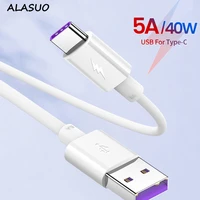 5a usb type c cable for huawei mate 30 20 p40 p30 p20 pro 40w fast usb charging type c charger cable micro usb cable for iphone