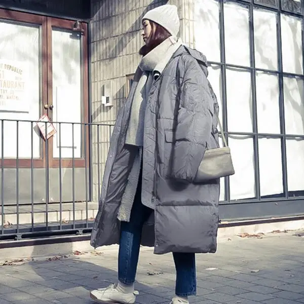 Для женщин зимние свободные куртки Длинное теплое пальто хлеба Стиль 2020 Дамы