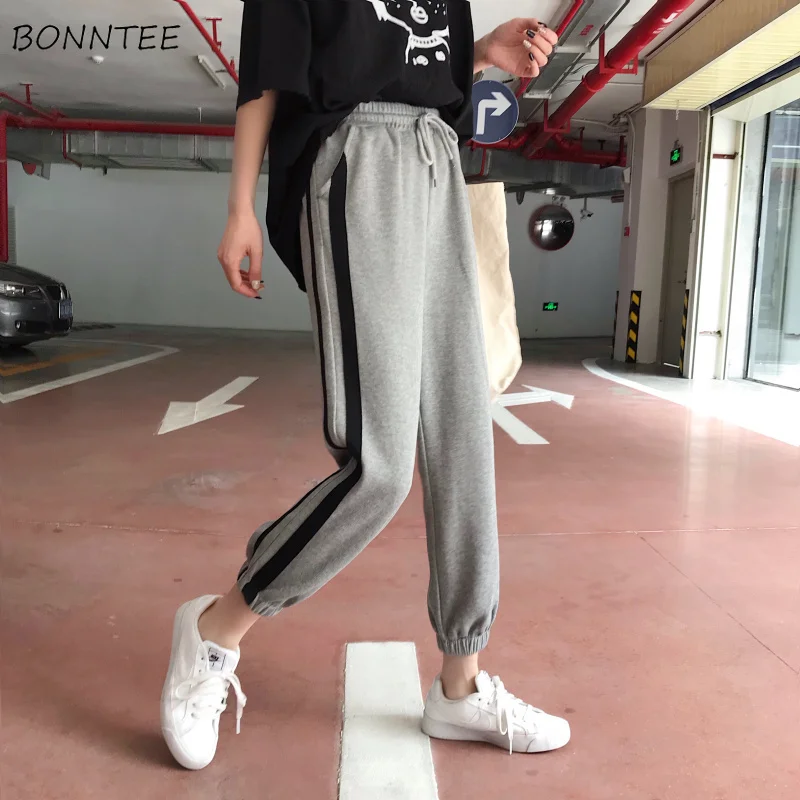 Женские брюки Новинка лета универсальные женские шаровары в Корейском стиле для