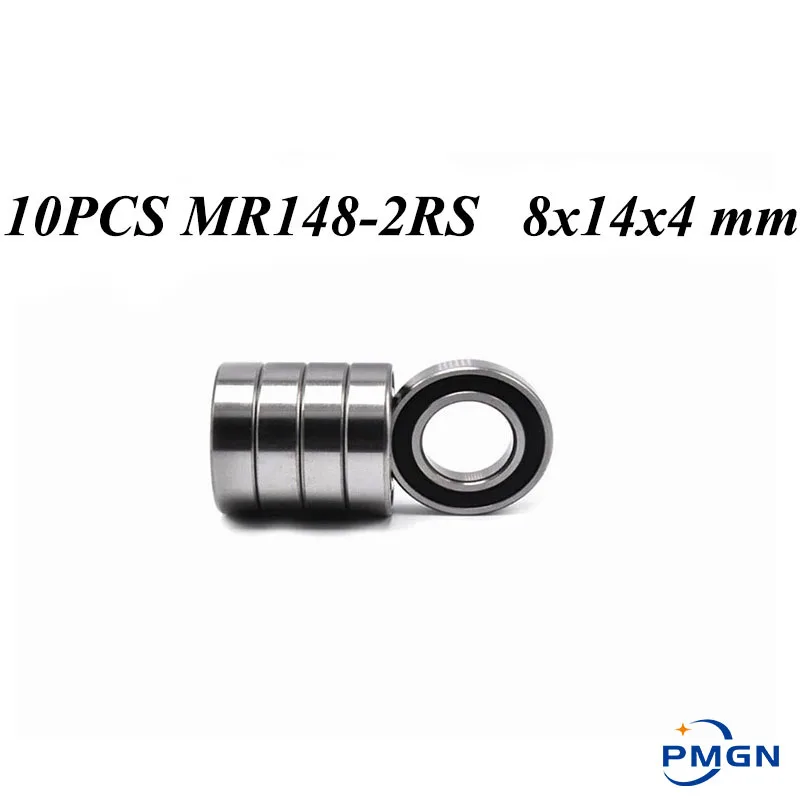 10 шт. ABEC 5 MR148 2RS RS MR148RS 8x14x4 мм Резиновый Герметичный миниатюрный