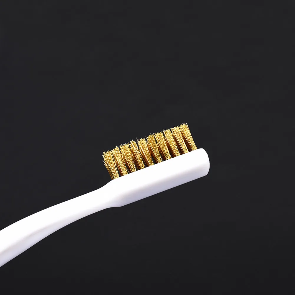 

Kit Wire Brush Paint Cleaning Plastic Handle Set Tool Toothbrush Cleaner
