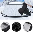 Защитный козырек от снега и льда для автомобиля, козырек от солнца, козырек для заднего лобового стекла, козырек для защиты от снега и льда