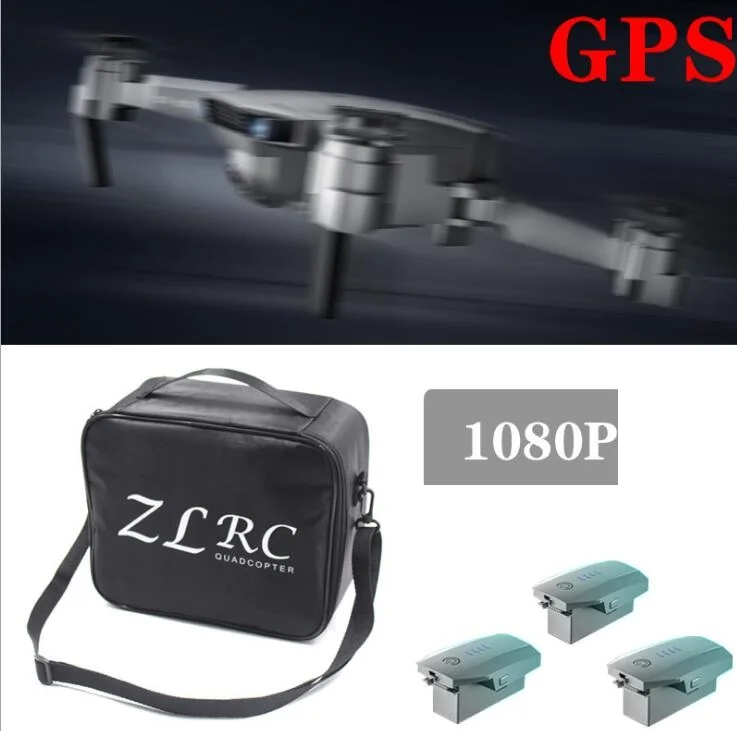 1080P 3battery 4 K/1080 P анти-встряхивание зум аэрофотосъемка WiFI приложение управление RC Дрон 5G gps следуем за мной/возврат фиксированная точка объемный Радиоуправляемый вертолет - Цвет: 1080P 3battery