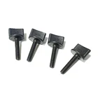 Нейлоновые шурупы M4, 10 шт., черный пластиковый шуруп, аксессуары для радиоуправляемого аппарата