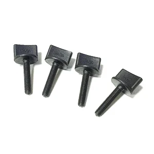 Нейлоновые шурупы M4, 10 шт., черный пластиковый шуруп, аксессуары для радиоуправляемого аппарата