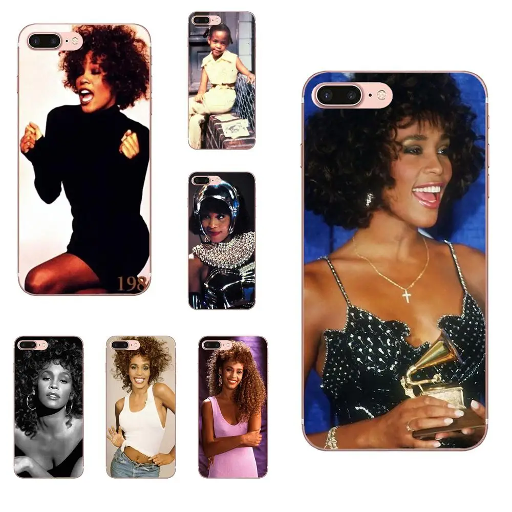 Чехол с цитатами тонкий розничная продажа чехол Уитни Хьюстон звездой для Huawei Mate