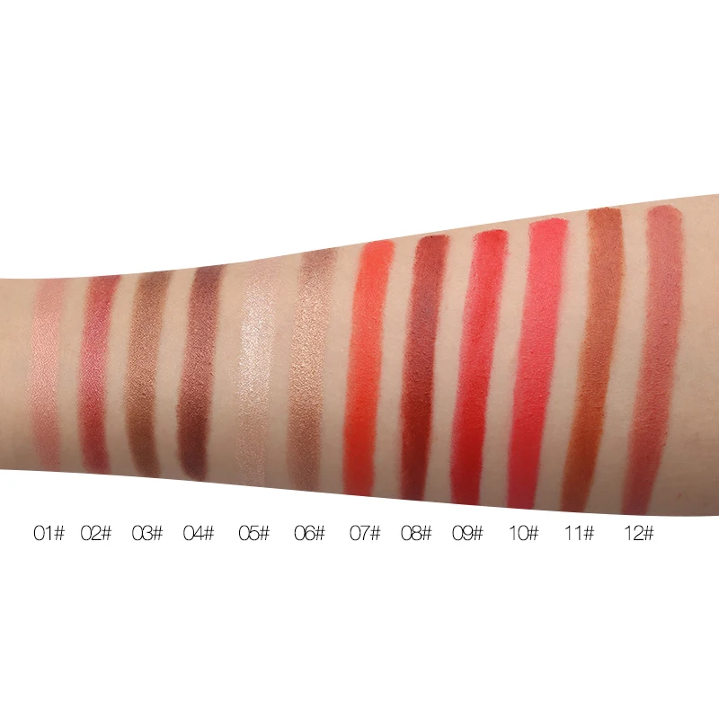 Многофункциональная ручка для макияжа Novo Cosmetics Мерцающие Металлические тени век
