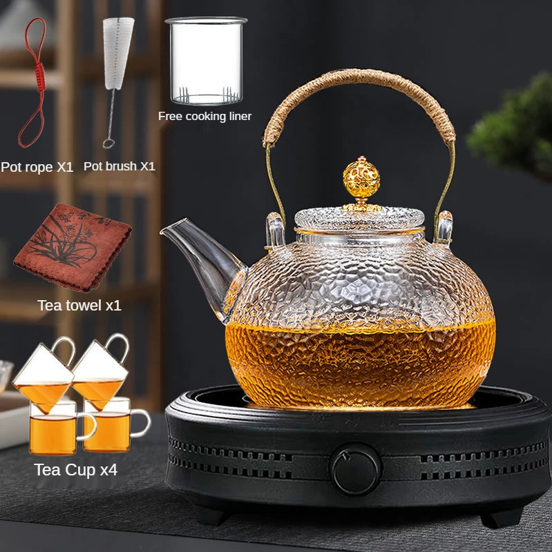 

Water boiling teapot electric pottery stove tea cooker health pot tea set teapot tea pot set tea infuser
