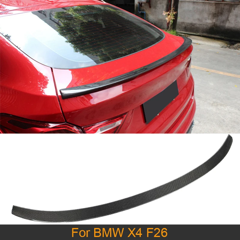 Карбоновый спойлер заднего багажника крыла для BMW X4 F26 2014 2018 автомобиля задний