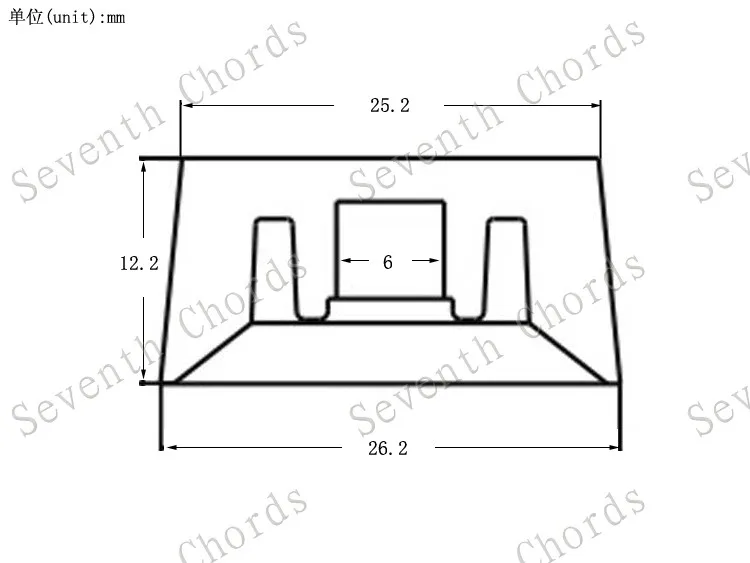 4 шт. прозрачные черные кнопки управления скоростью для электрической гитары |