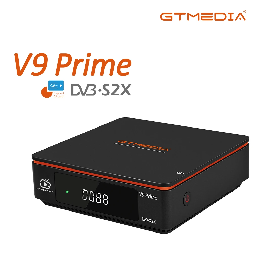 

GTMEDIA V9 Prime Satellite Receiver 1080P HD Satellite Decoder DVB-S/S2/S2X Card Xstream Smart Online TV APP Built-in 2.4G WIFI