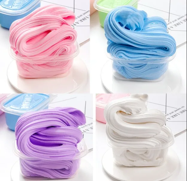 350 мл пушистая глина набор игрушек мягкая светильник пластилин Лизун слизь