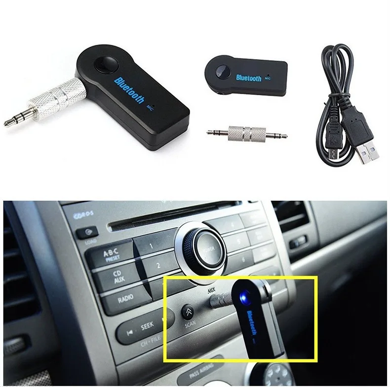 Wireless Bluetooth Adapter AMP USB Dongle for iPhone Android Mobile Phone Computer PC Car Speaker 3.5mm Music Stereo Receiver |