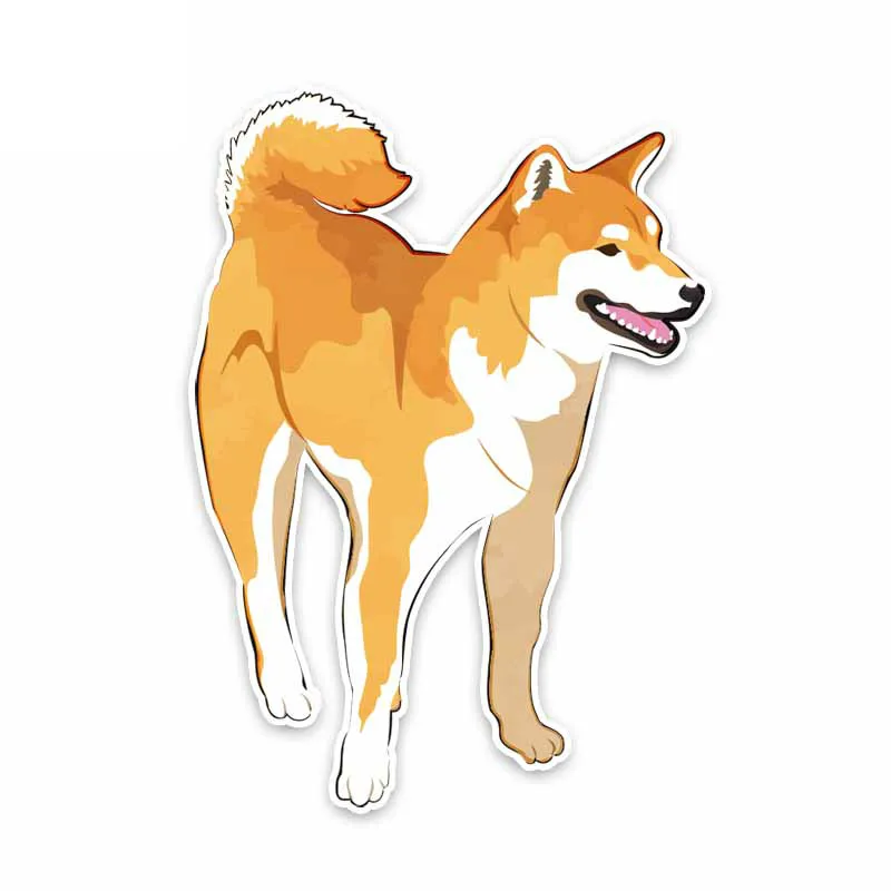 

Creative Yellow Dog Car Sticker Accessories Vinyl PVC 16cm*12cm Motorcycle Waterproof Windshield Car Window Car Styling Decal