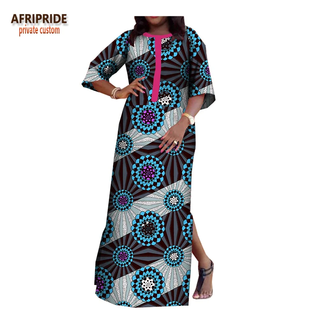 Женское прямое платье с коротким рукавом круглым вырезом разрезом сбоку |