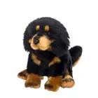 Реалистичная тибетская мастифф, черная искусственная игрушка, мягкие животные, кукла для детей, Детский подарок, домашний магазин, Декор, собака, кукла, игрушка