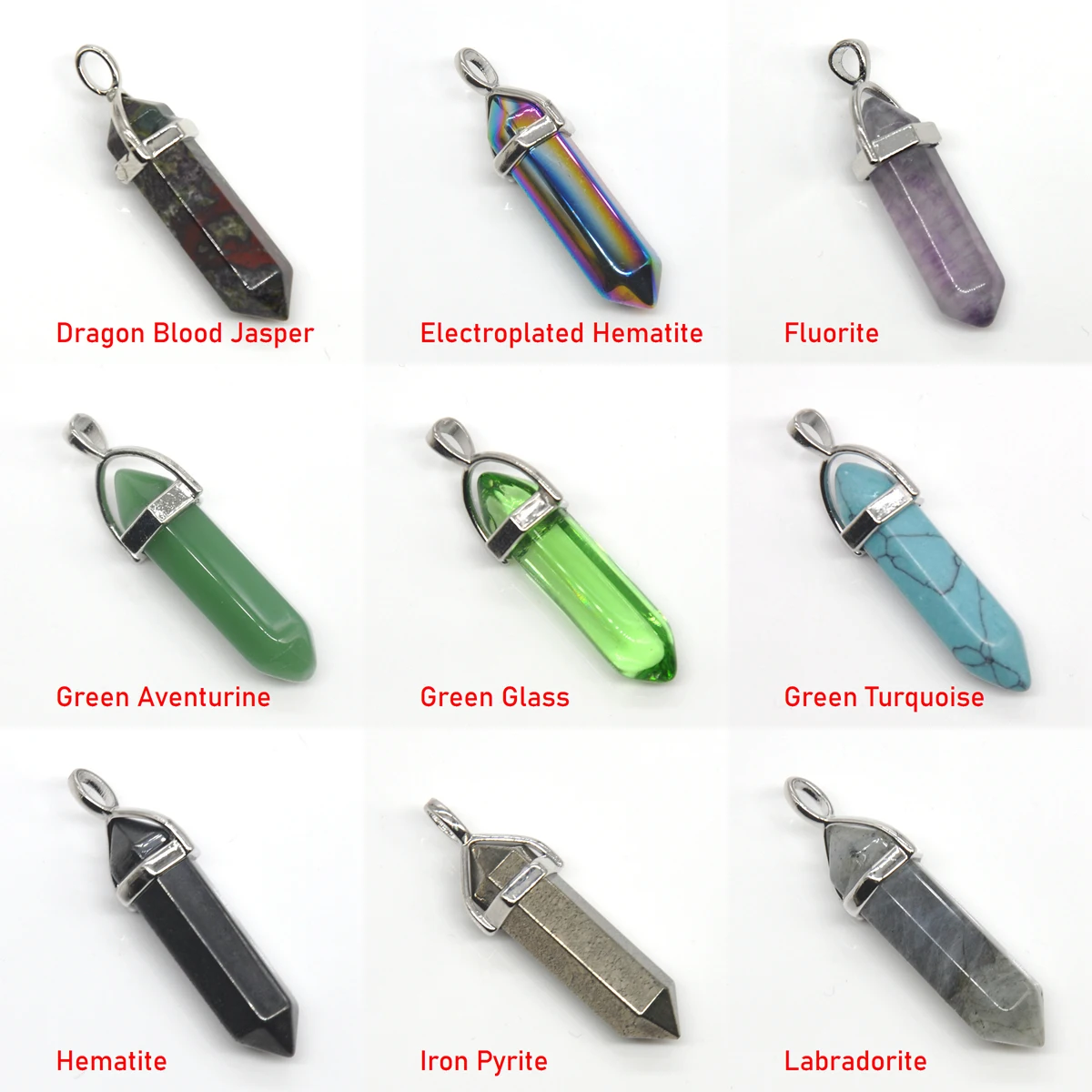 Подвеска из натурального камня ожерелье с лечебными кристаллами точка кварцевый