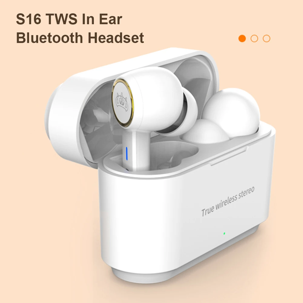

Wireless Touch Earphones Noise Reduction TWS Bluetooth 5.0 In-Ear Headphones Sports Fitness Wireless Headsets Stereo