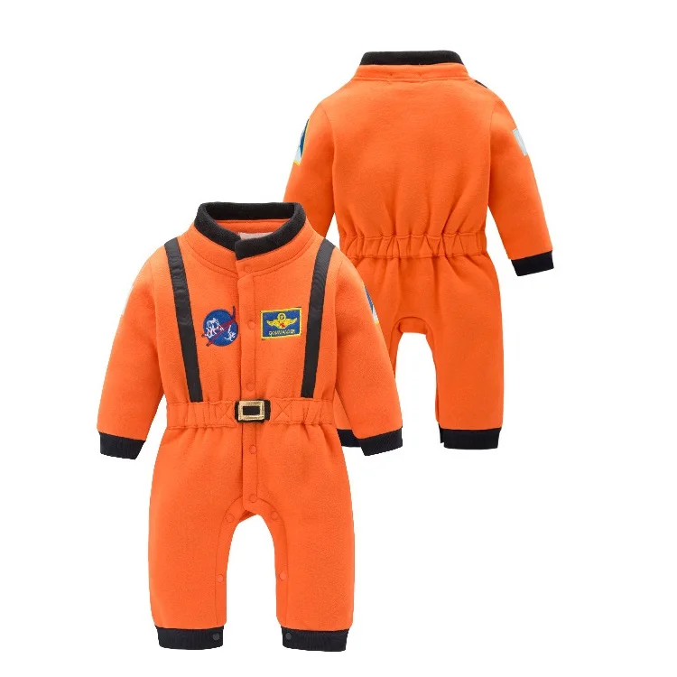 

Infant Baby Spaceman Astronaut Rompers Jumpsuit Kids Halloween Cosplay Costumes Party Role Play Dress Up Photography Outfit Prop