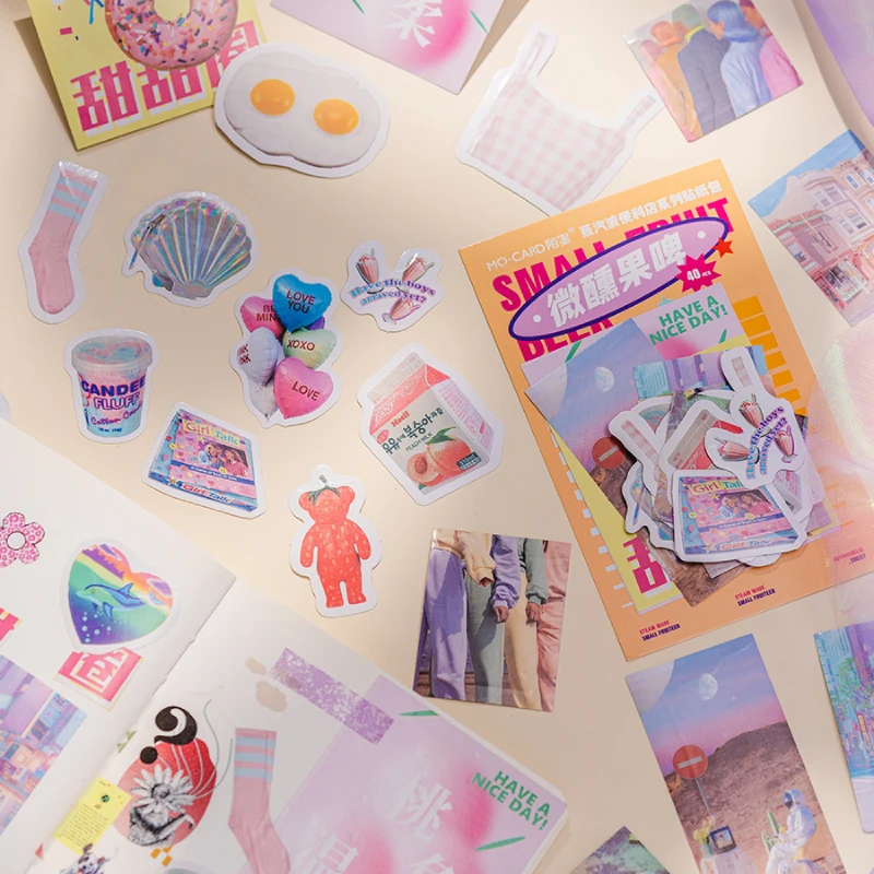Dimi для выведения токсинов 40 шт Steamwave магазин серии аниме милые девушки Стикеры