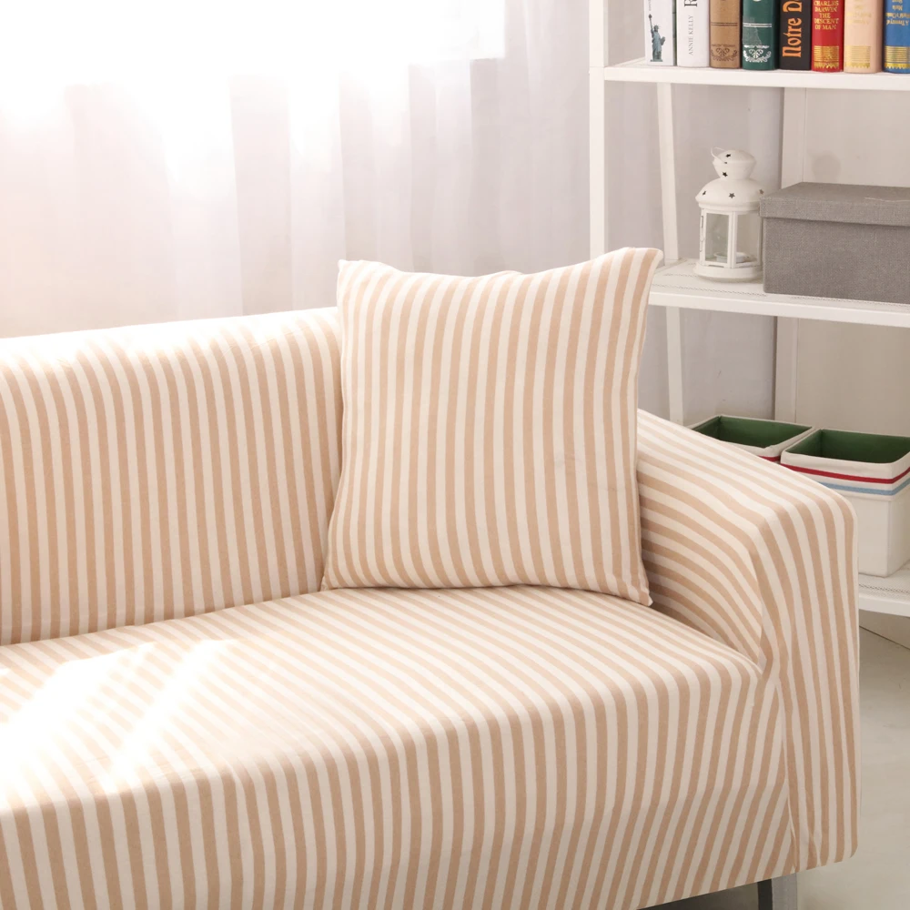 Полоса slipcovers диван крышка плотно Обёрточная бумага все включено секционные эластичный чехол для дивана Чехол Диван Полотенца для Гостиная 1/2/3/4 сиденья