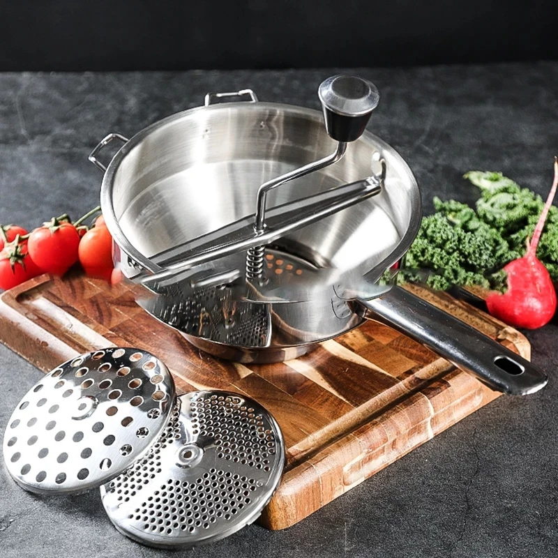 Нержавеющая сталь овощей фруктов и пюре пресс-форм с шлифовальная машина