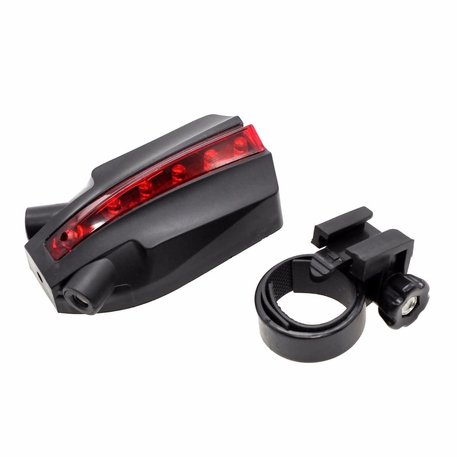 

Hot LED Bicycle Light Night 2 Laser+5 LED Rear Bike Bicycle Tail Light Beam Safety Warning Red Rear Lamp Waterproof "bike logo"