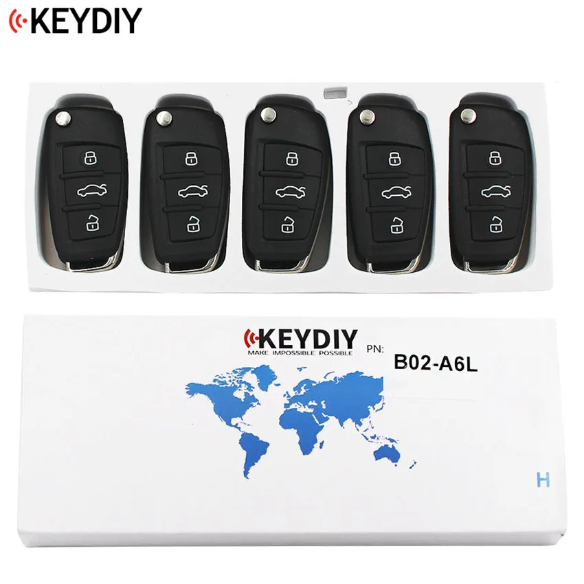 5 шт. оригинальный универсальный пульт дистанционного управления B02 A6L с 3