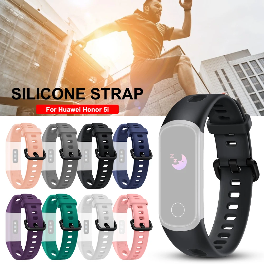 

Силиконовый ремешок для Huawei Honor Band 5i, сменный регулируемый браслет для смарт-часов honor Band 5i