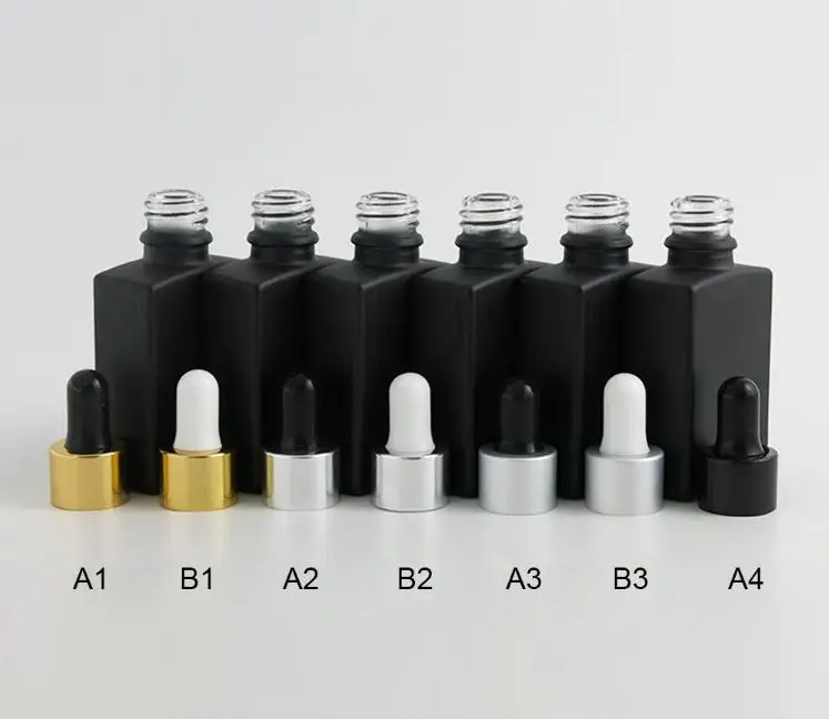 

Пустые морозно-черные квадратные плоские стеклянные бутылки 30 мл с алюминиевой капельницей 1 унция стеклянный контейнер с пипеткой для эфи...