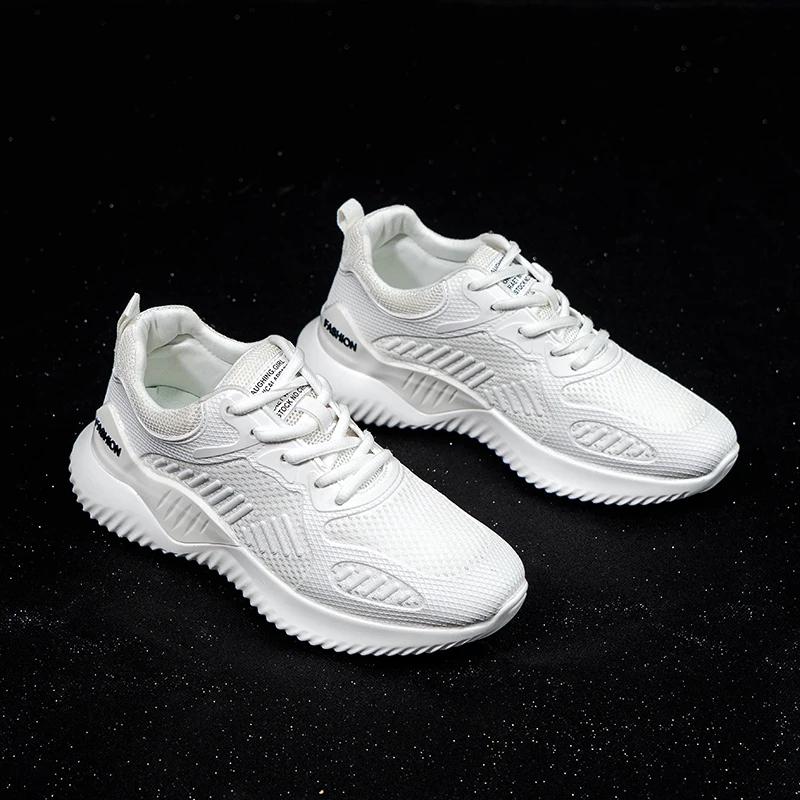 

Женские кроссовки для бега и ходьбы, черные или розовые спортивные кроссовки, дышащие, сезон зима-осень 2021