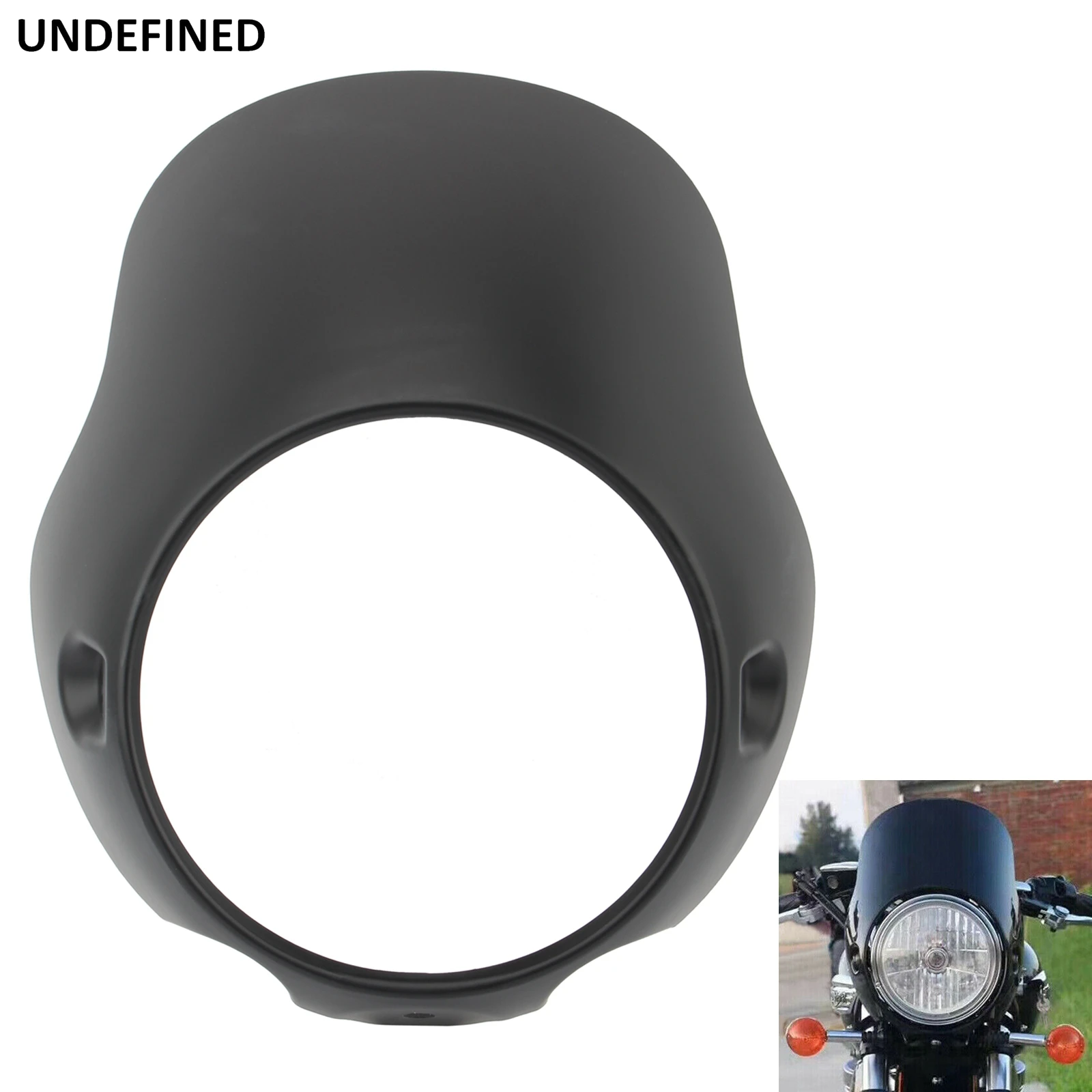 Мотоциклетная маска-обтекатель для фар 8 дюймов Honda Yamaha Harley Ducati Monster Bobber Chopper CB150 -