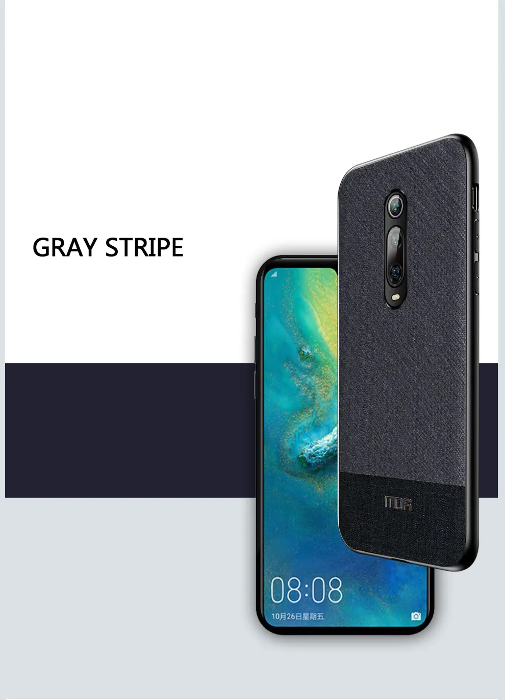 Для Xiaomi Mi9T чехол Mofi для Xiaomi Mi9T Pro чехол задняя крышка костюм ткань джентльмен Redmi K20 Pro для XiaomMi 9T Pro