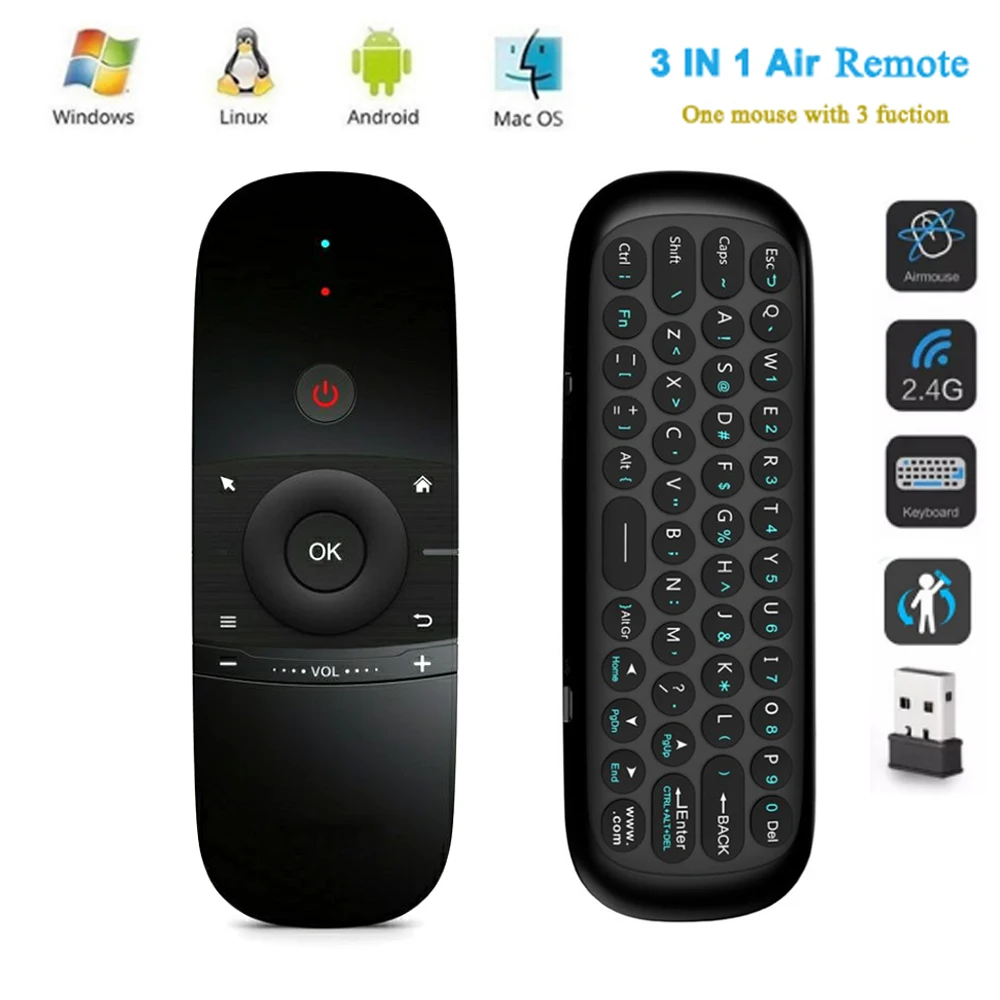 

3 в 1 2,4G мини беспроводная клавиатура Air Mouse с ИК-пультом дистанционного управления PC Teclado для планшета Smart Android TV Box