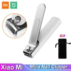 Машинка для стрижки ногтей Xiaomi Mijia, Машинка для педикюра из нержавеющей стали 420, портативная пилка для ногтей с корпусом для защиты от брызг