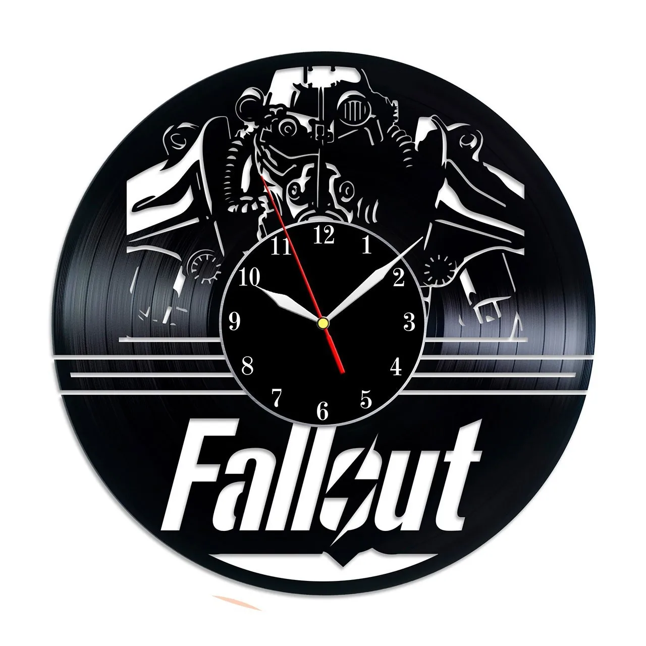 Настенные часы из виниловой пластинки &quotFallout&quot | Дом и сад