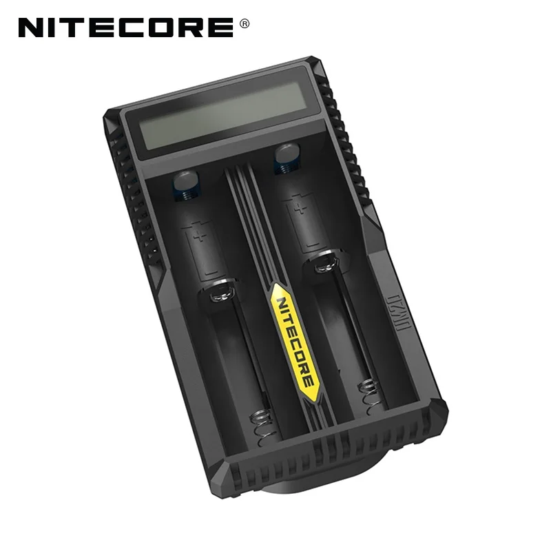 Nitecore UM20 умное зарядное устройство ЖК-дисплей зарядное устройство Универсальный зарядное устройство Nitecore с usb-кабелями 18650 16340 14500