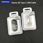 Оригинальный USB-кабель Samsung типа C, 2 А, кабель для быстрой зарядки и передачи данных для Galaxy S8, S9, S10 Plus, S10e, Note 8, 9, M30s, A51, A71, A50, A60, A70, A90