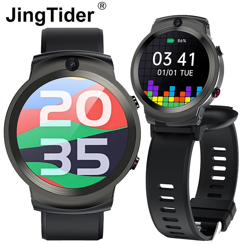 Умные часы DM28 Android 7 1 2 Мп + 8 4G Face ID 3 ГБ 32 MTK6739 четырехъядерный процессор 1280