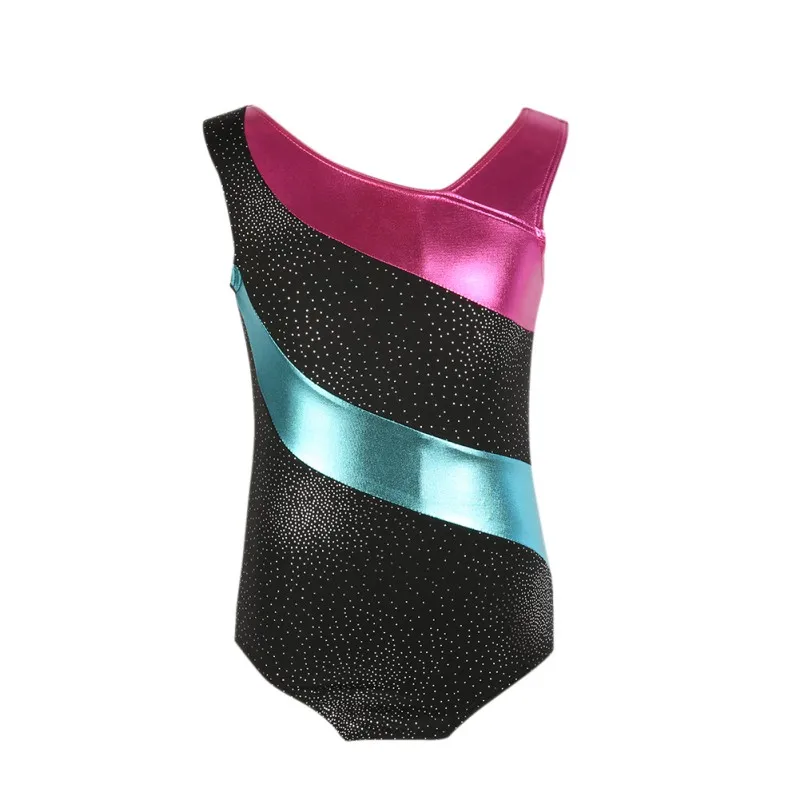 1 шт. милый детский балетный Танец комбинезон пэчворк спандекс без рукавов танцы